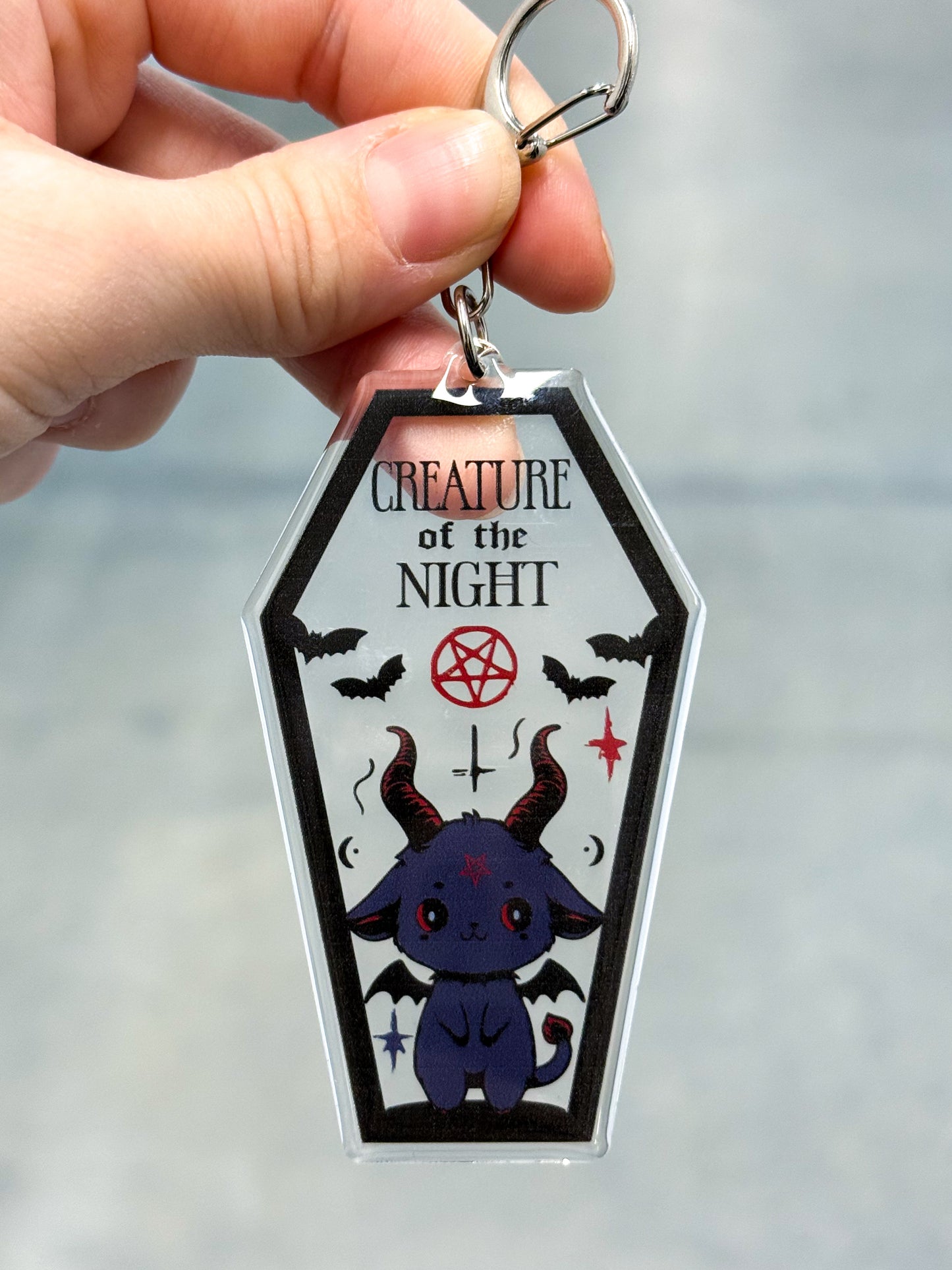 Koko Kuma Creature of the Night keychain