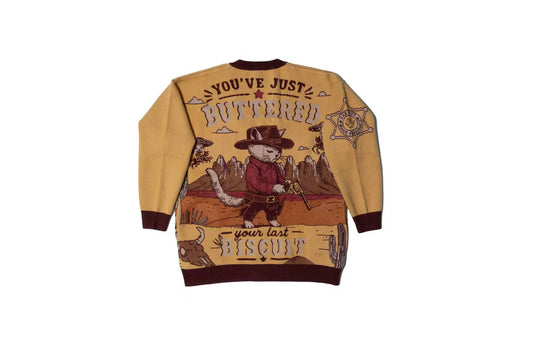 cowboy cat cardigan