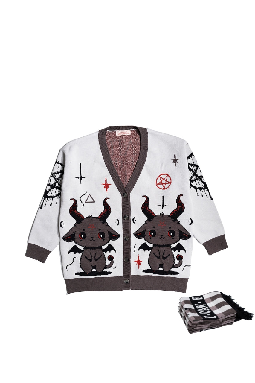 Baphomet cardigan