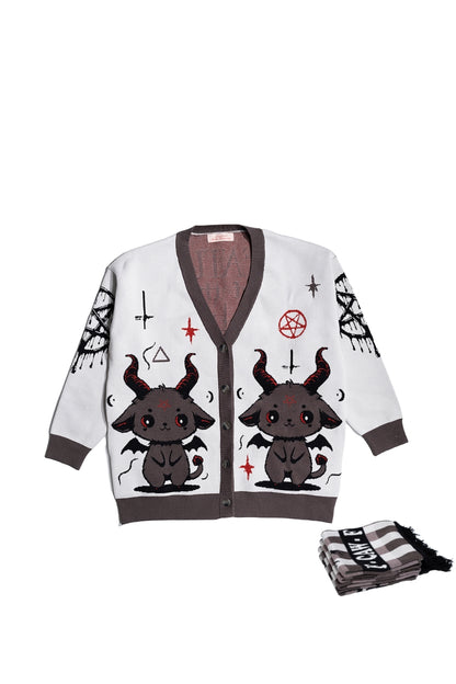 Baphomet cardigan