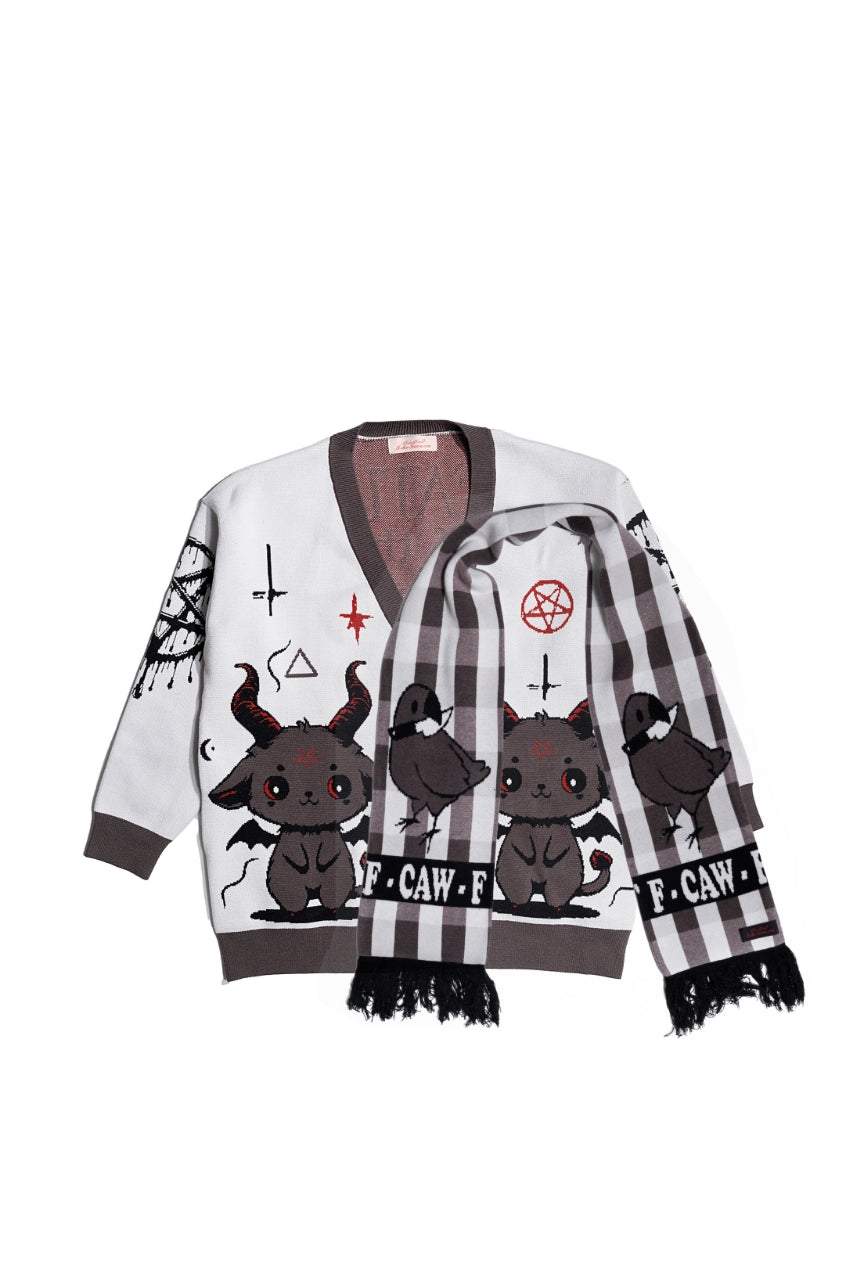 Baphomet cardigan