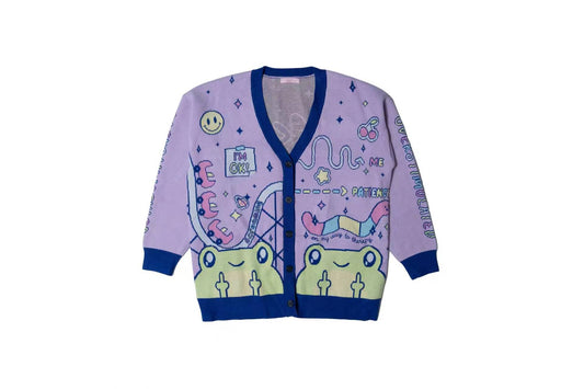 emotional rollercoaster cardigan