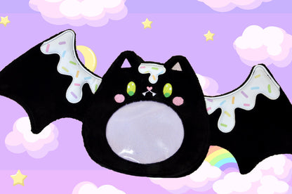 Bat purse backpack Purple