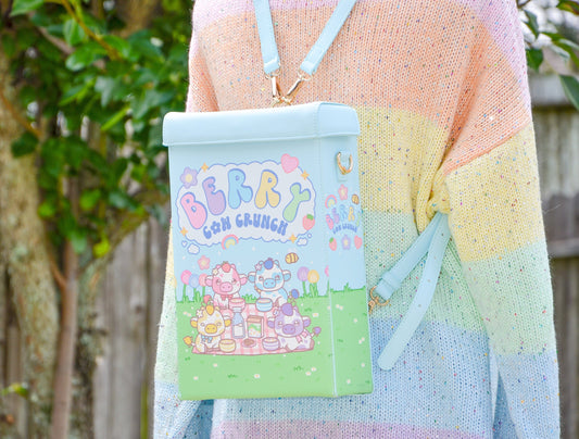 Berry cow crunch kawaii cereal backpack