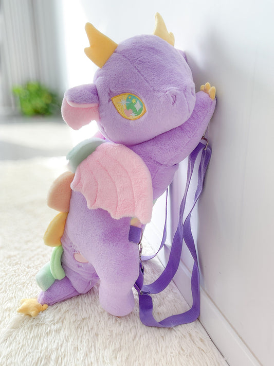 Dragon plush backpack