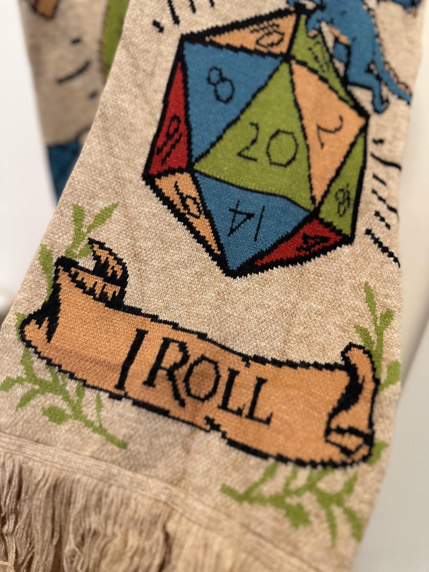 Dice goblin scarf