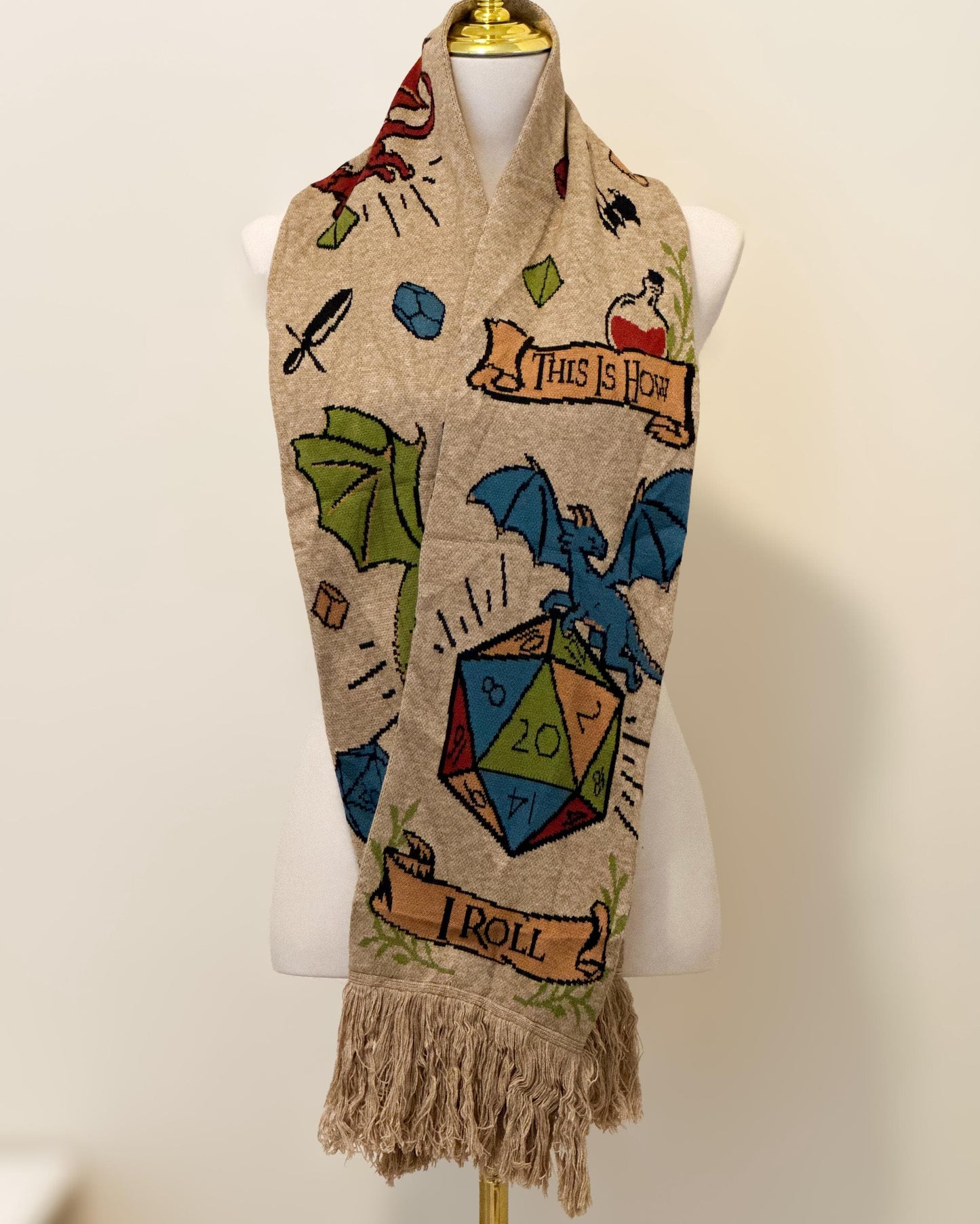 Dice goblin scarf