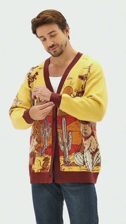 cowboy cat cardigan