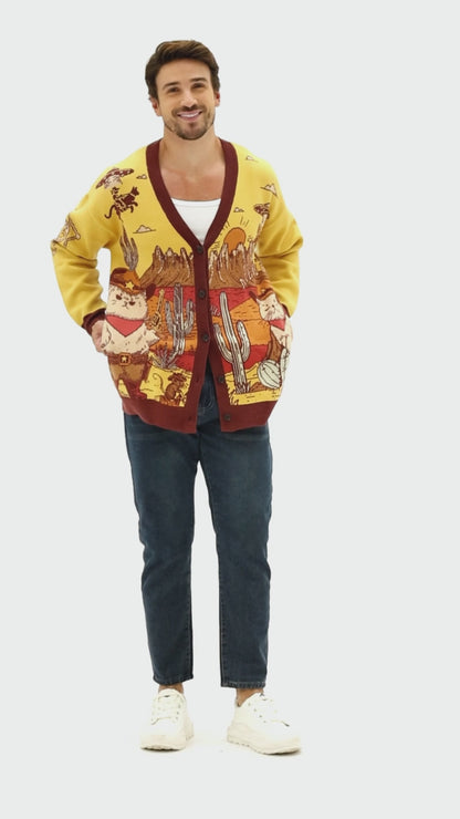 cowboy cat cardigan